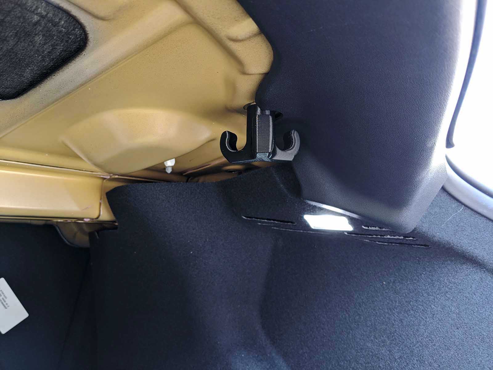 Model 3: Trunk Grocery Bag Hook (single pack) - Torque Alliance