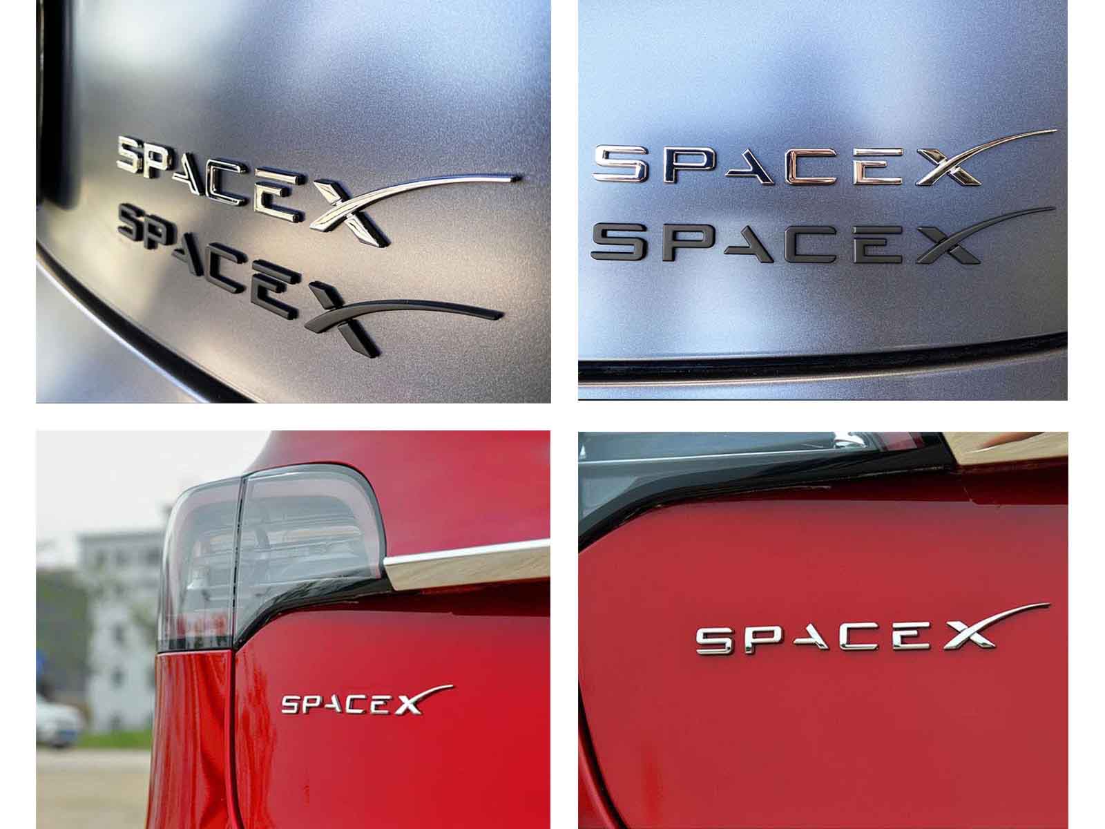 Model 3/S/X/Y: SpaceX Logo Decals - Torque Alliance