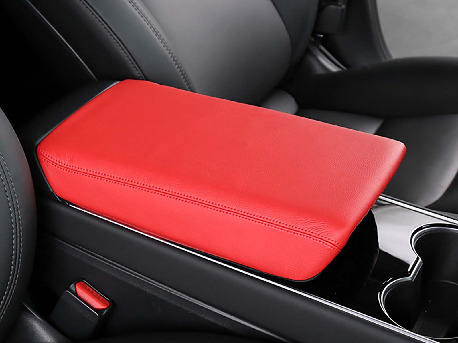 Model 3&Y: Armrest Sleeve (Artificial leather) - Torque Alliance