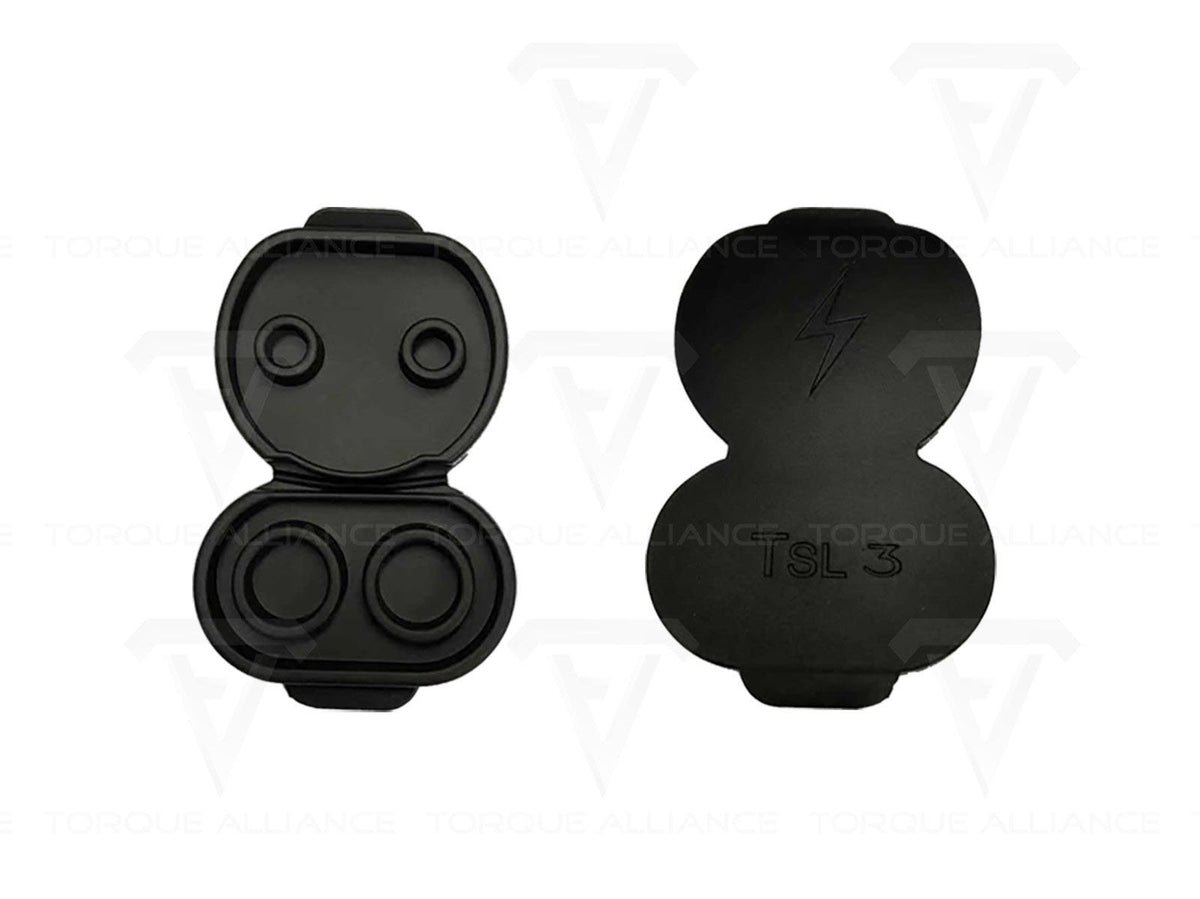 Couvercle Protection Port Chargement Voiture Électrique - Housse Étanche Magnétique Noir