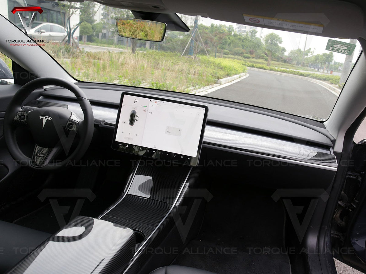 Dashboard Console Cover for Tesla Model 3/Y - Torque Alliance