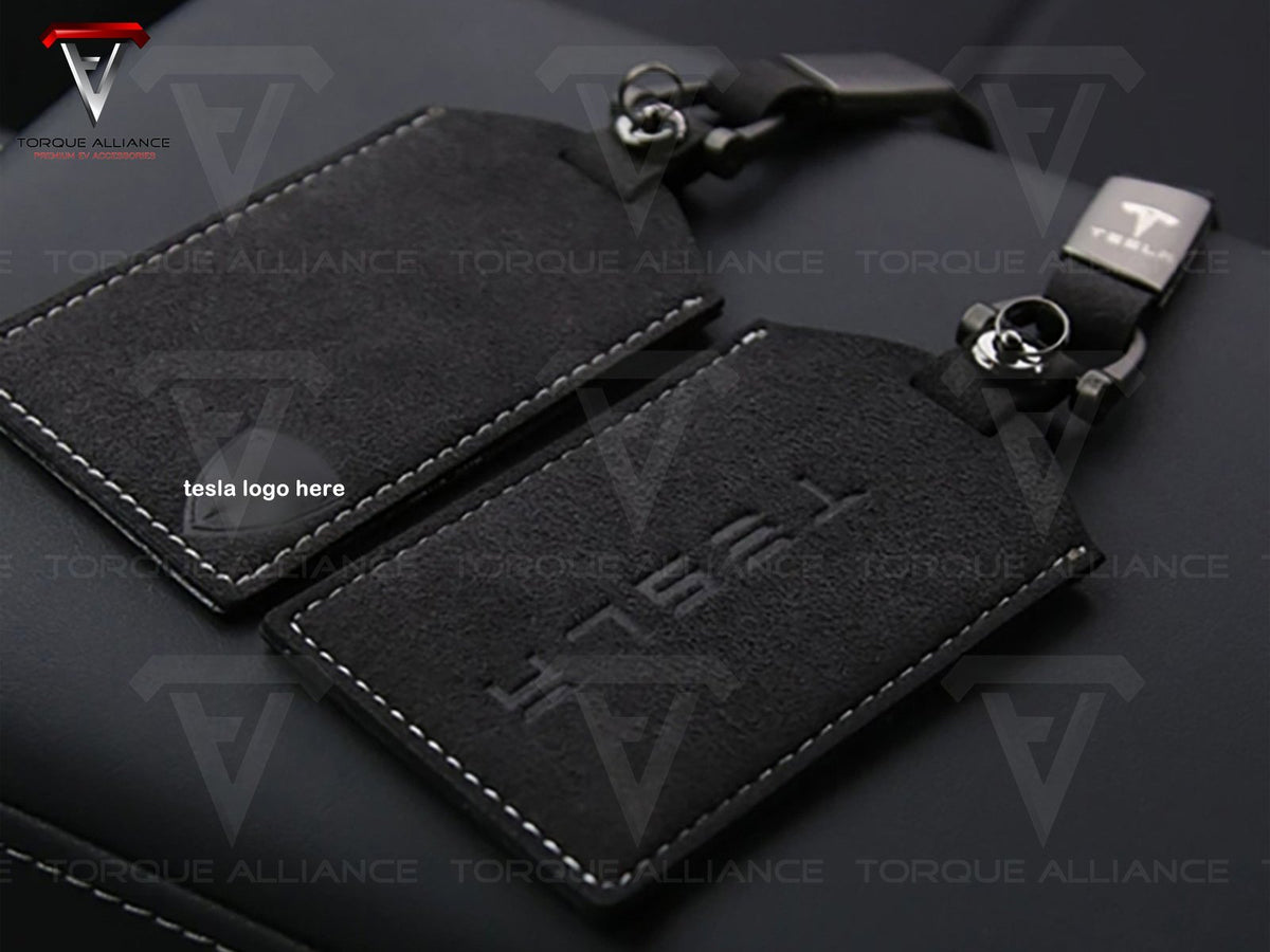 Leather Key Card Holder for Tesla Model 3/Y - Torque Alliance