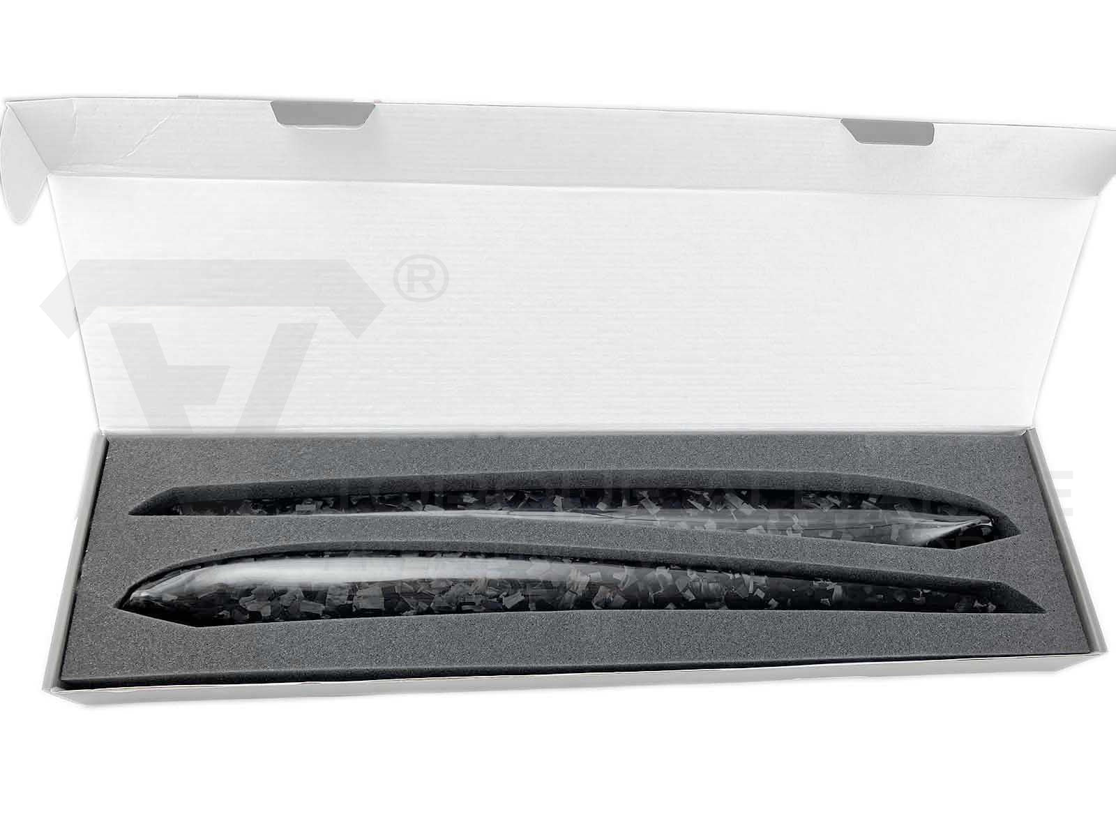 Model 3&Y:Genuine Carbon Fiber Door Panel Insert, Door Panel Trim