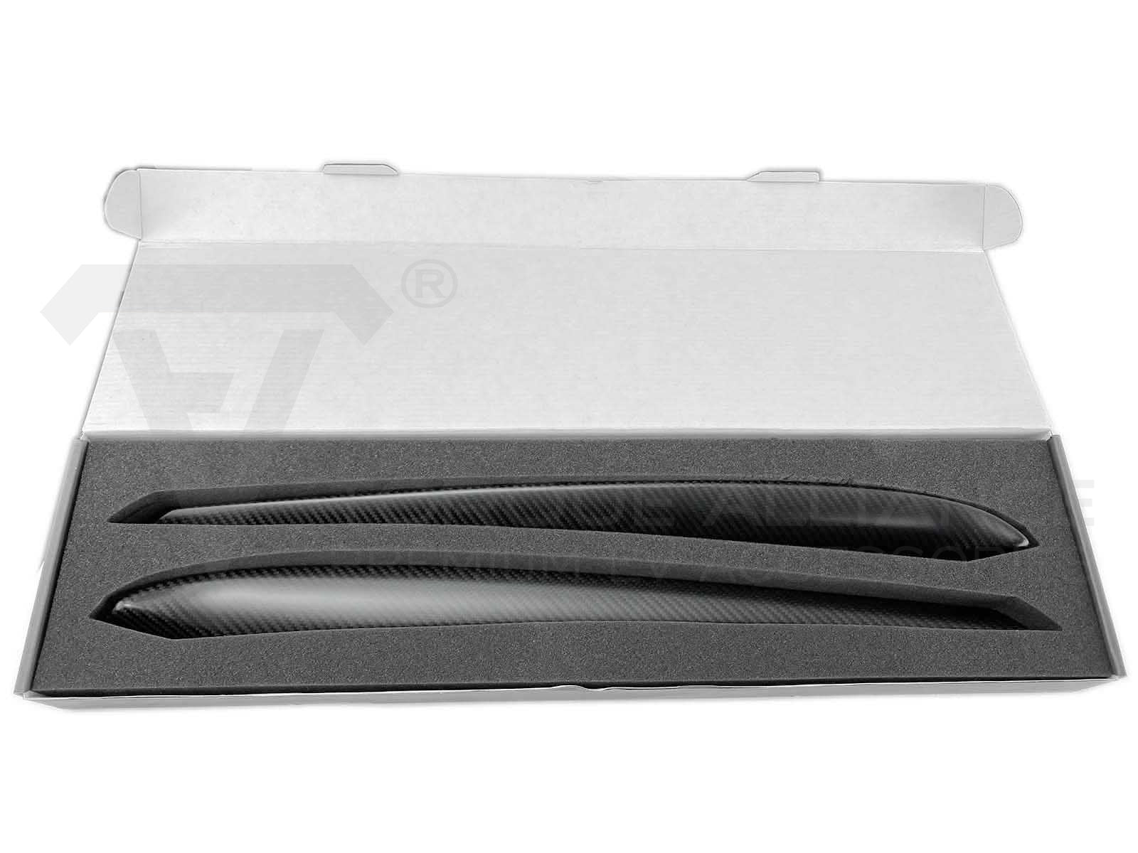 Model 3&Y:Genuine Carbon Fiber Door Panel Insert, Door Panel Trim