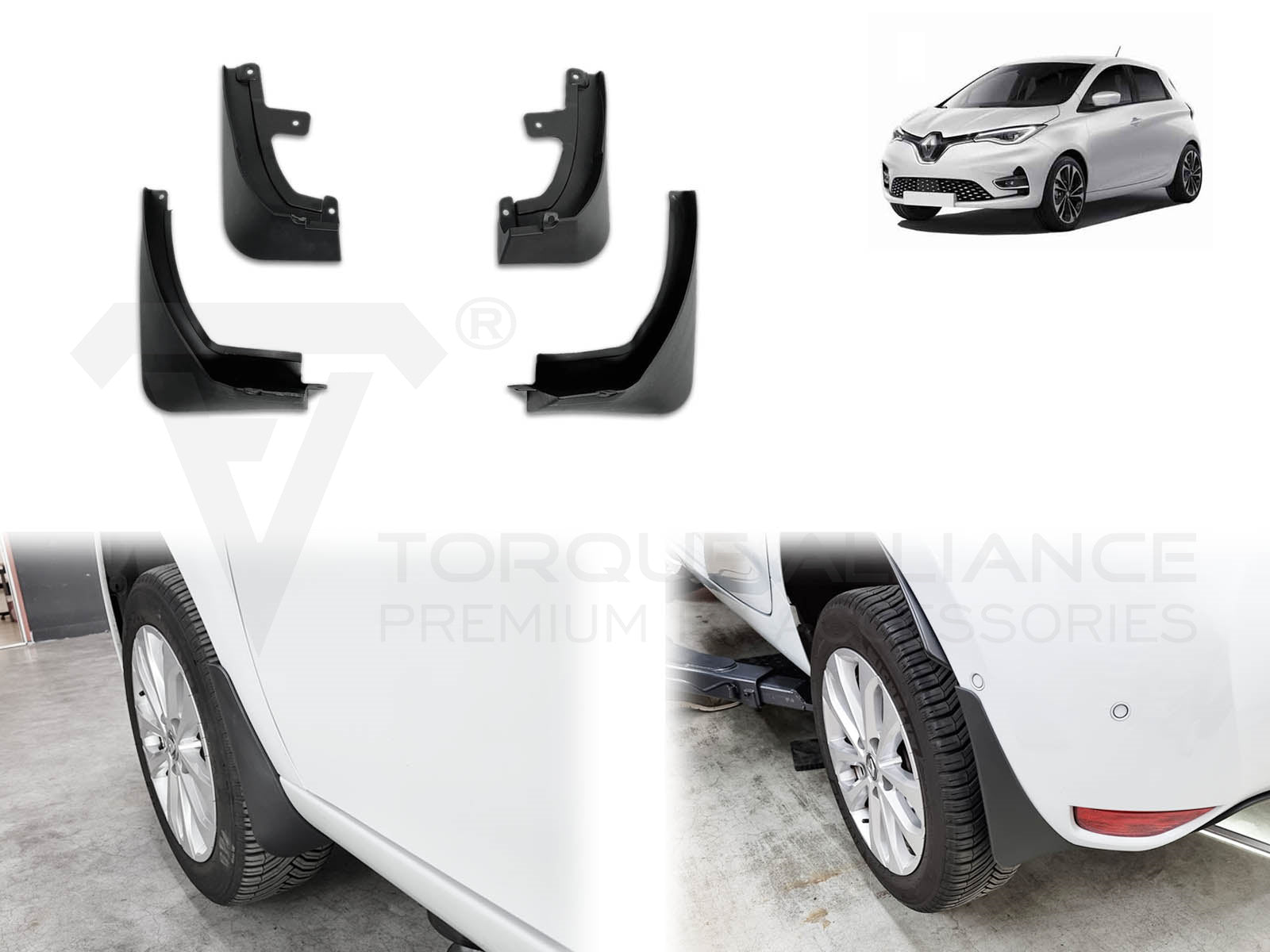 Renault Zoe: Mud Flaps, Splash Guard - Torque Alliance