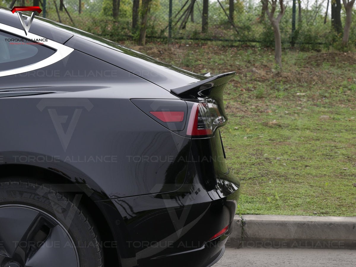 Tesla Model 3, Sportive Tail Spoiler (ABS + coating), additional product view 6