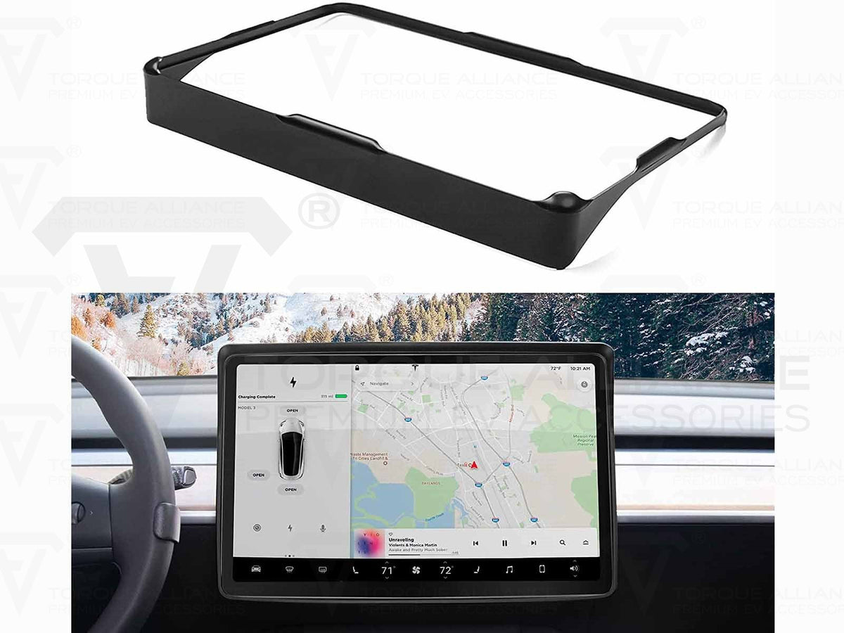 spigen anti-glare screen protector. tesla model 3