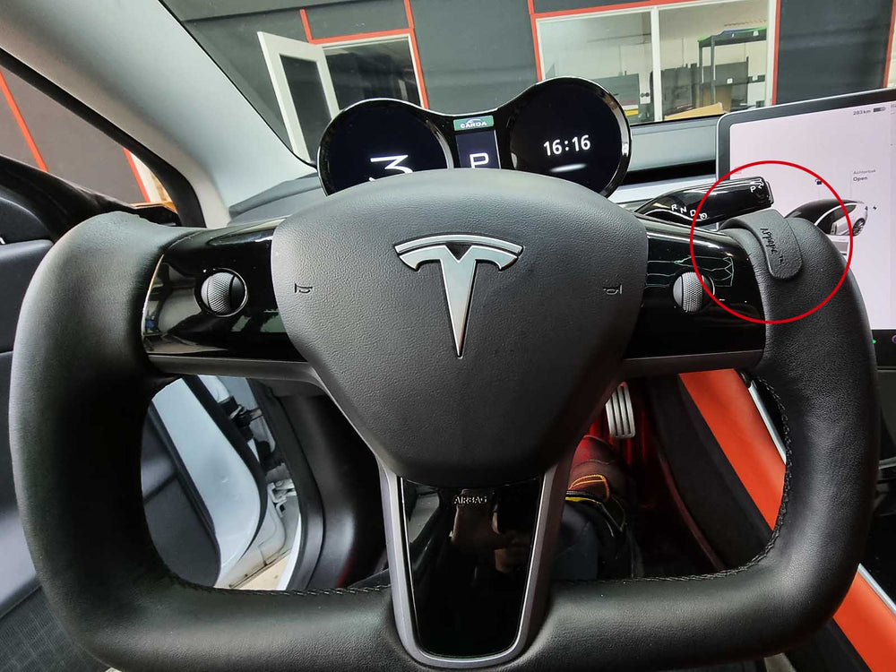 Tesla Model 3 and Model Y: Steering Wheel Counter Weight