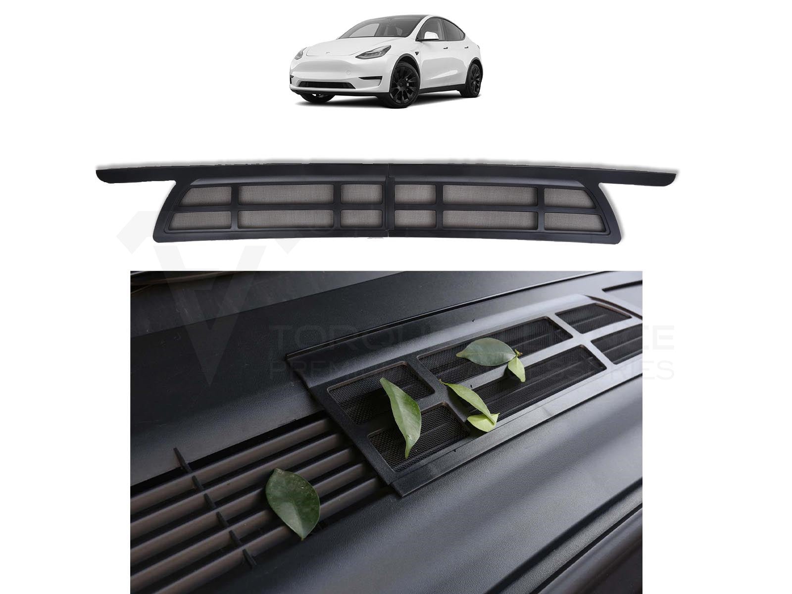 Tesla Model Y: Air Inlet Protective Cover, Airco Air Intake Vent