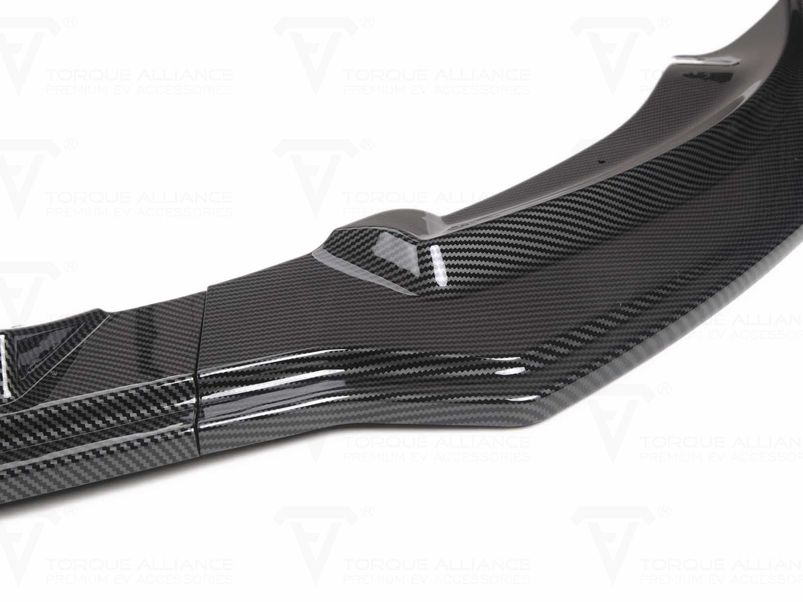Tesla Model Y: Front Lip Spoiler (ABS + Coating) - Torque Alliance
