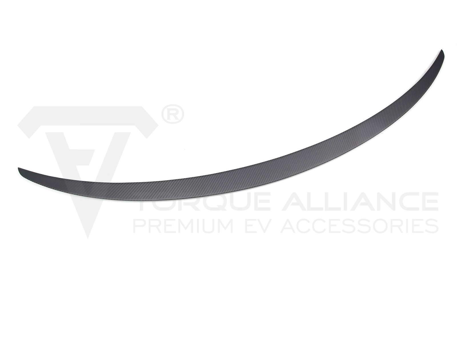 Tesla Model Y: Performance Tail Spoiler (Genuine Carbon Fiber) - Torque Alliance