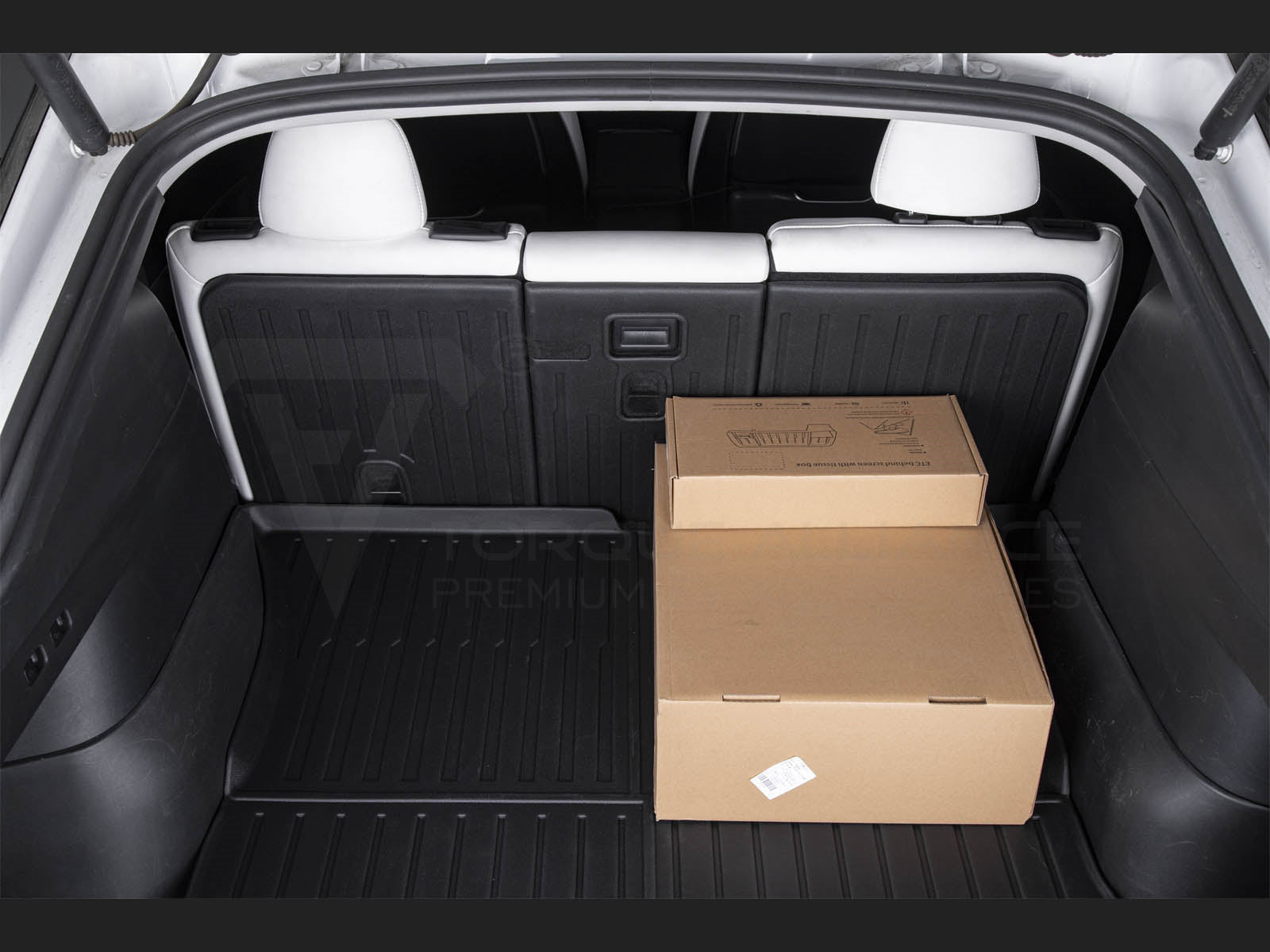 Tesla Model Y: Seat Back Protector Mats,Guard Boot Liner (3 pcs) - Torque Alliance