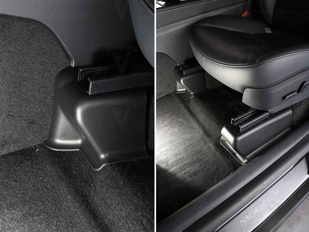 Tesla Model Y: Seat Slide Rail Anti-Kick Corner Guard (set of 7)