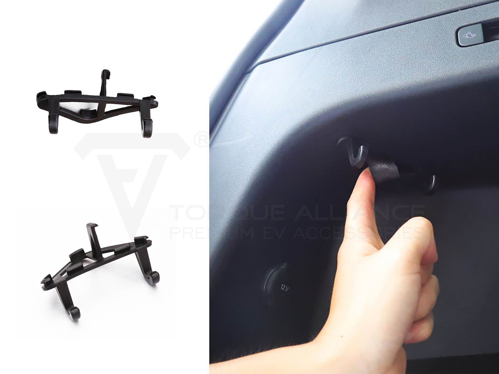 Tesla Model Y: Trunk Grocery Bag Hook, Bag Holder/Hanger - Torque Alliance