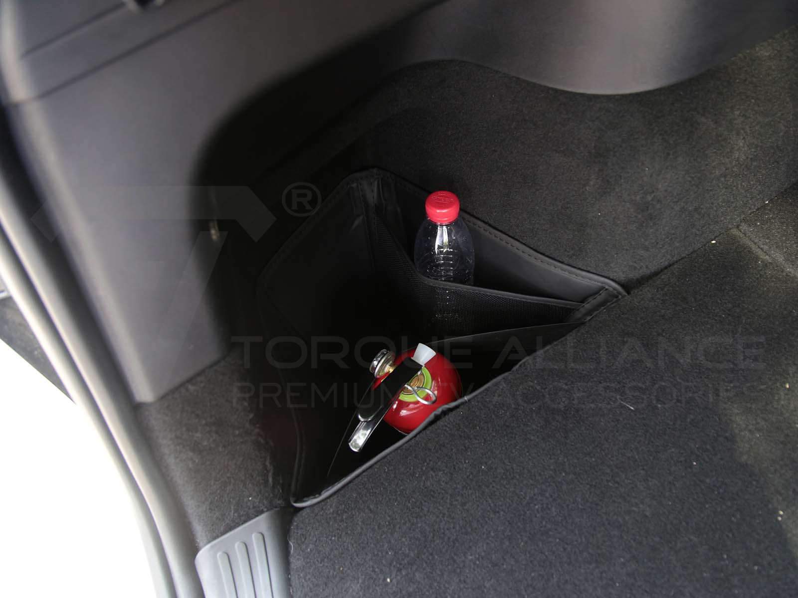 Tesla Model Y: Trunk Side Organizer Set - Torque Alliance