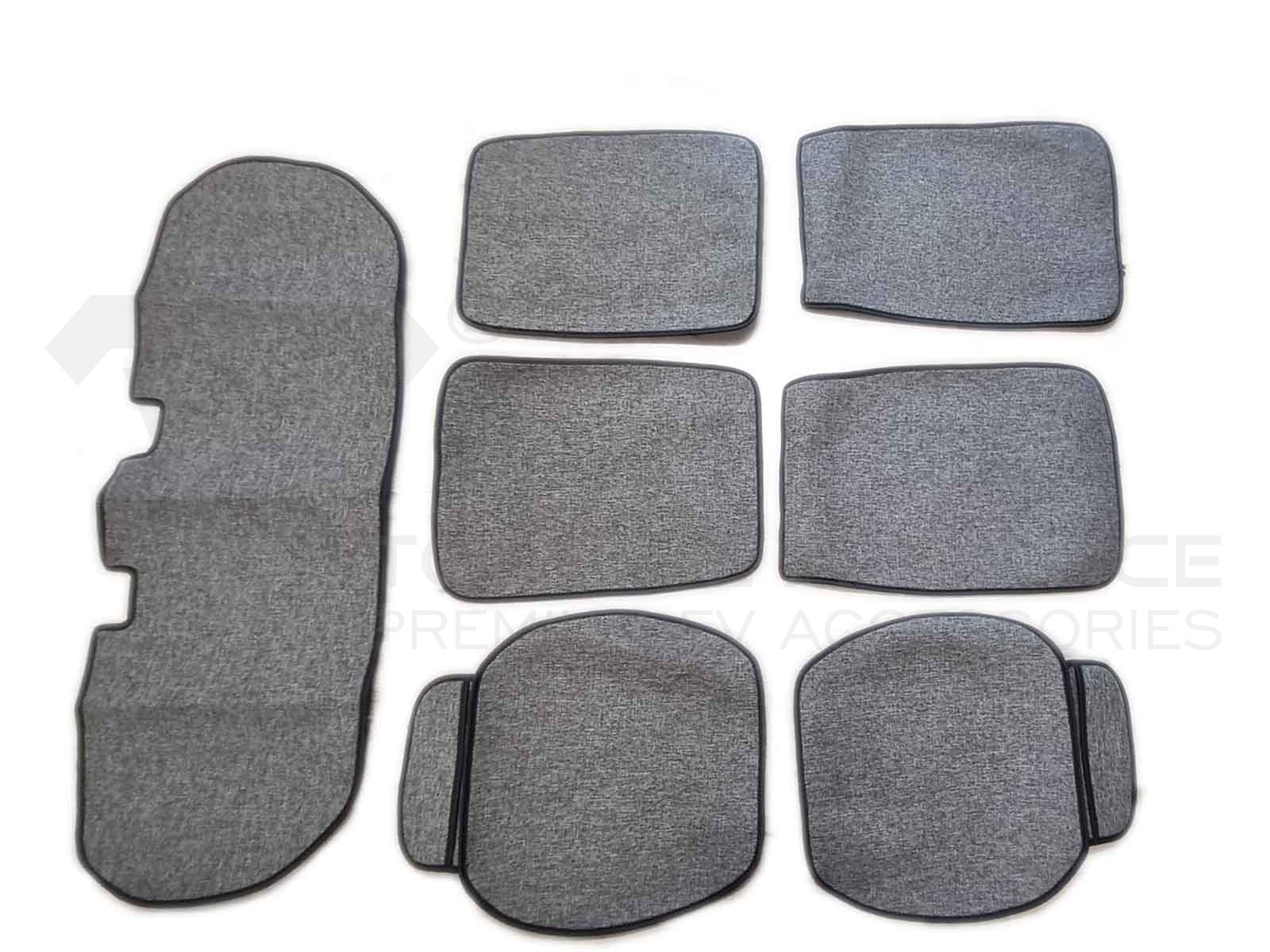 VW ID 3: Seat Cover Set, Seat Protector Set (7 pcs) - Torque Alliance