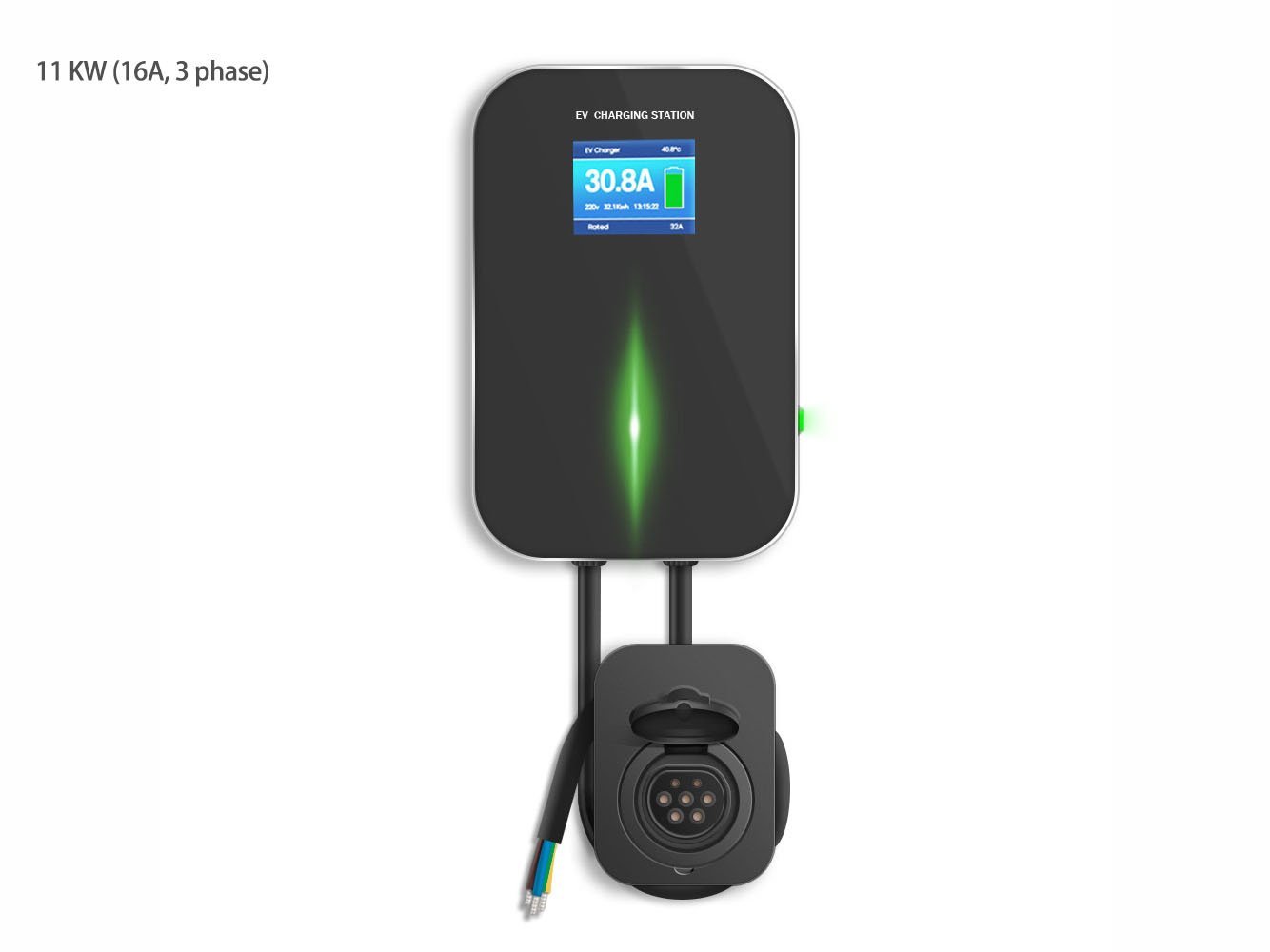 Wallbox EV Charger -11KW with Type 2 Female Socket - Torque Alliance